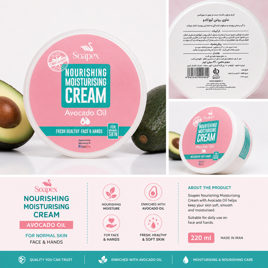 Soapex Nourishing Moisturising Cream – Avocado Oil